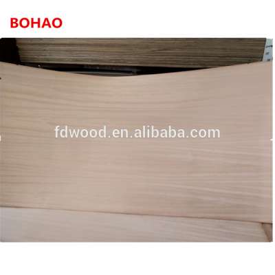 4x8 9mm straight grain red oak/beech/cherry/walnut/sapeli/recon veneer laminated fancy plywood for furniture