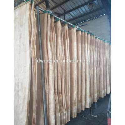 0.16mm China Slice Cut Rubber Wood Veneer