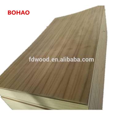 3A grade 4x8 3mm EV/recon/engineered veneer teak face fancy Plywood